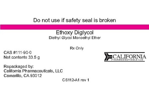 Ethoxy Diglycol Label