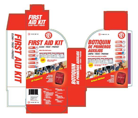 Genuine First Aid Kit 101 pieces