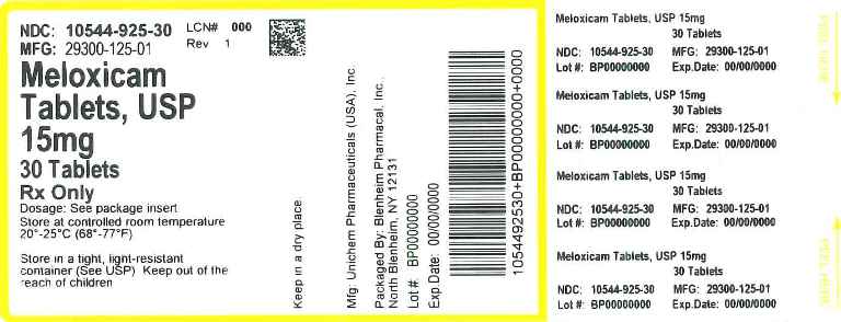 Meloxicam Tablets USP 15 mg
