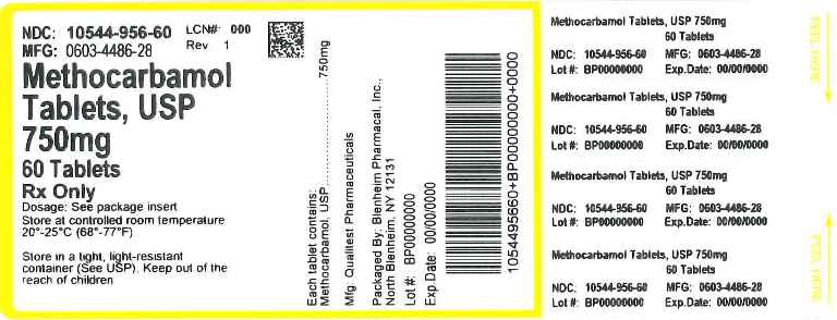 This is an image of the Methocarbamol Tablets, USP 750mg 100ct label.