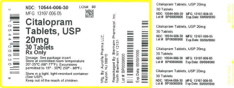 Citalopram | Blenheim Pharmacal, Inc. Breastfeeding