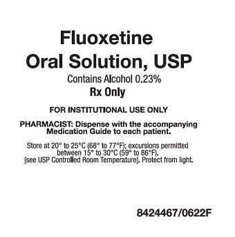 Fluoxetine Oral Solution Label
