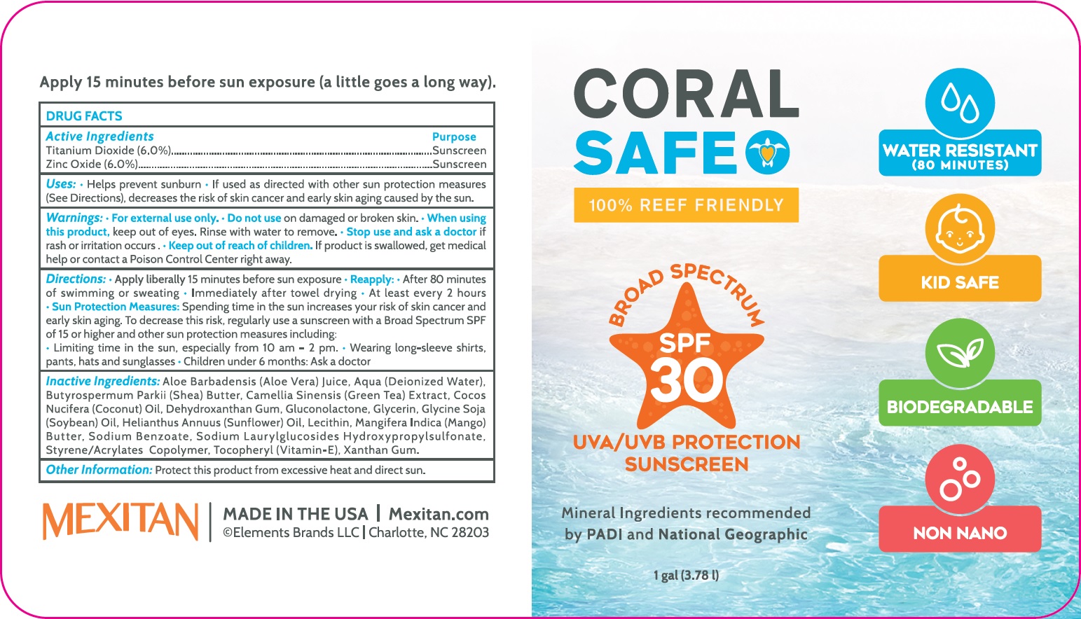 Coralsafe Broad Spectrum Spf30 | Titanium Dioxide, Zinc Oxide Cream Breastfeeding