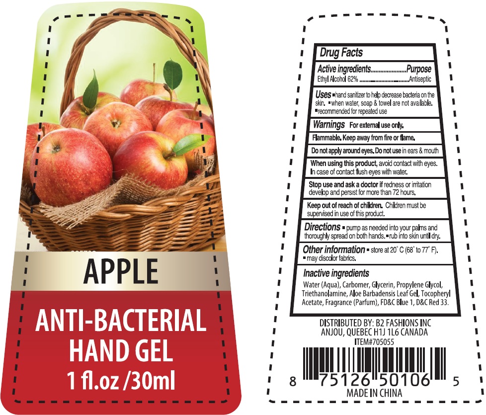 Apple Anti Bacterial Hand Sanitizer | Alcohol Gel Breastfeeding