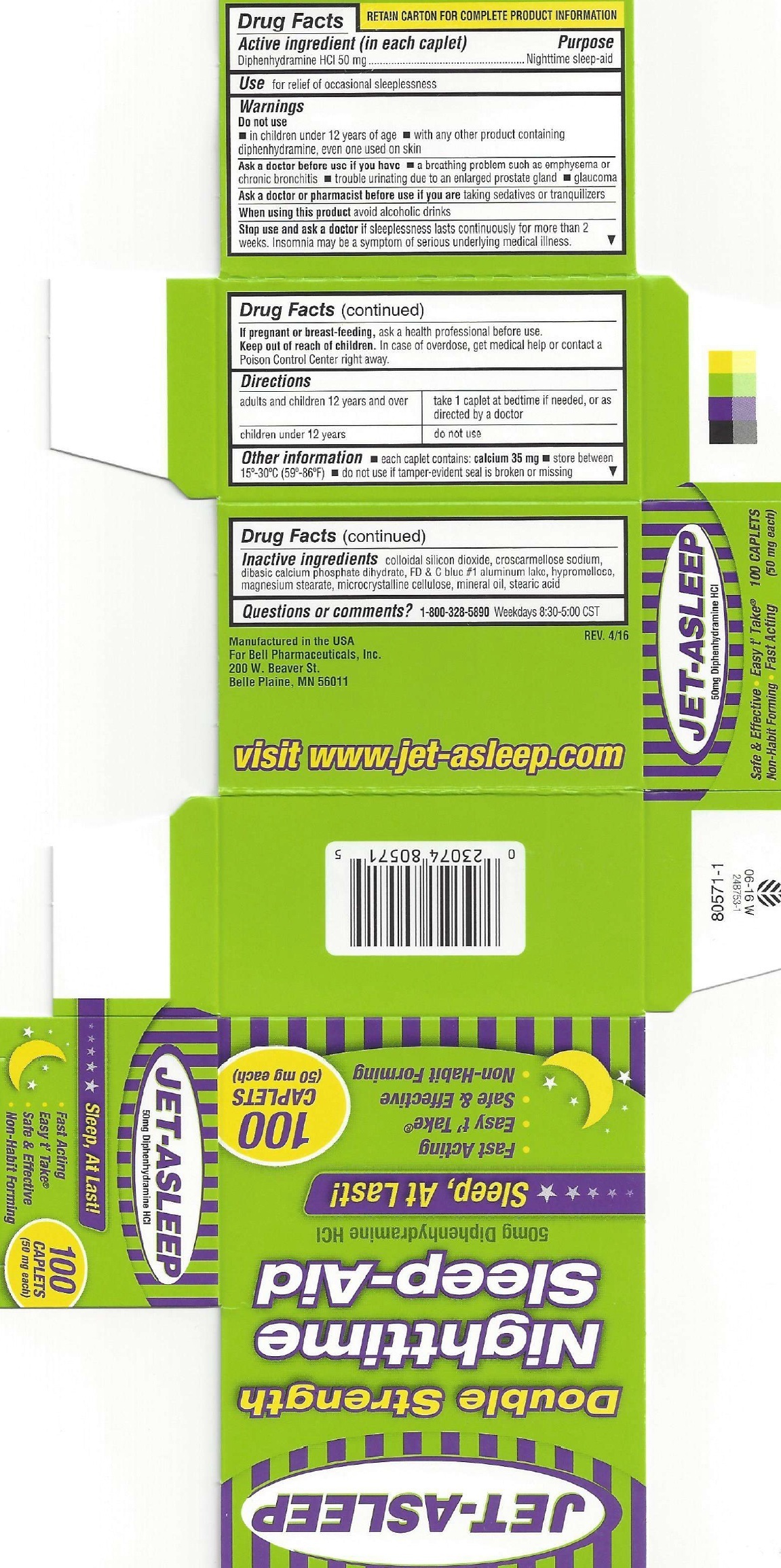Jet-asleep Double Strength Night Time Sleep Aid | Diphenhydramine Hydrochloride Tablet while Breastfeeding