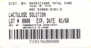 image of Lactulose Solution Package Label