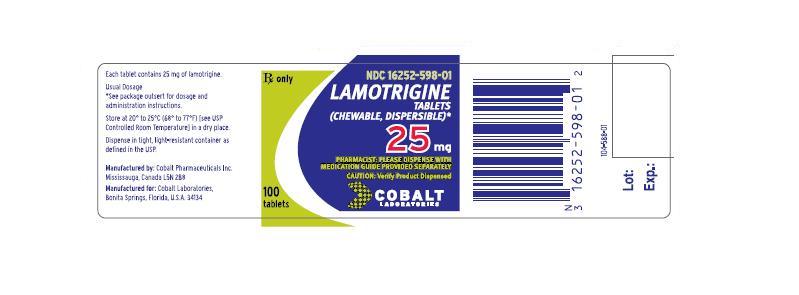 Lamotrigine 25mg 100s