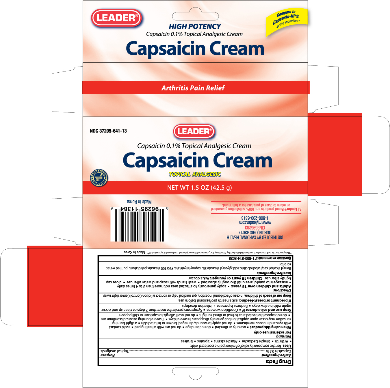 Leader Capsaicin | Capsaicin Cream Breastfeeding
