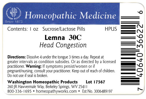 Lemna label example