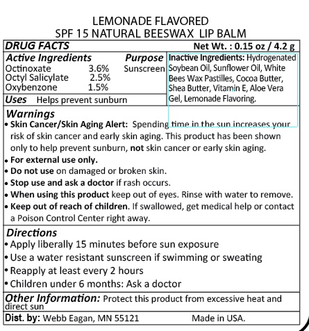 Lip Balm Lemonade Flavored | Spf 15 Lipstick while Breastfeeding