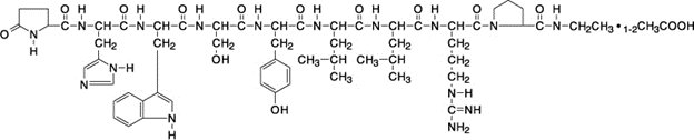 Leuprolide Acetate Chemical Structure