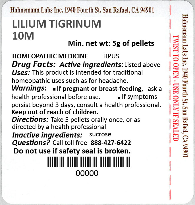 Lilium Tigrinum 10M 5g