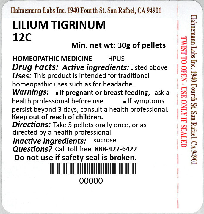 Lilium Tigrinum 12C 30g