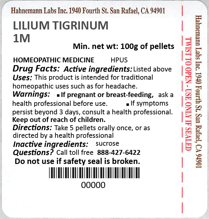 Lilium Tigrinum 1M 100g