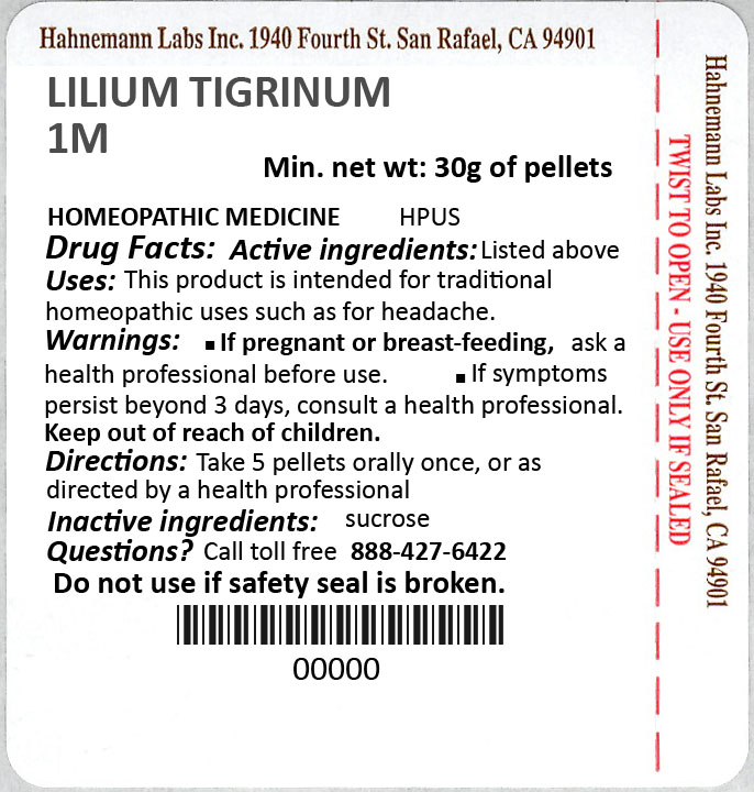 Lilium Tigrinum 1M 30g