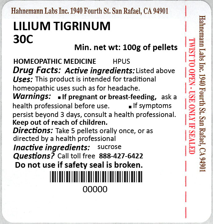 Lilium Tigrinum 30C 100g