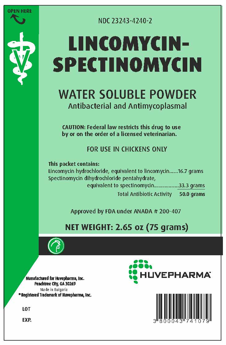 Lincomycin-Spectinomycin Packets P. 1