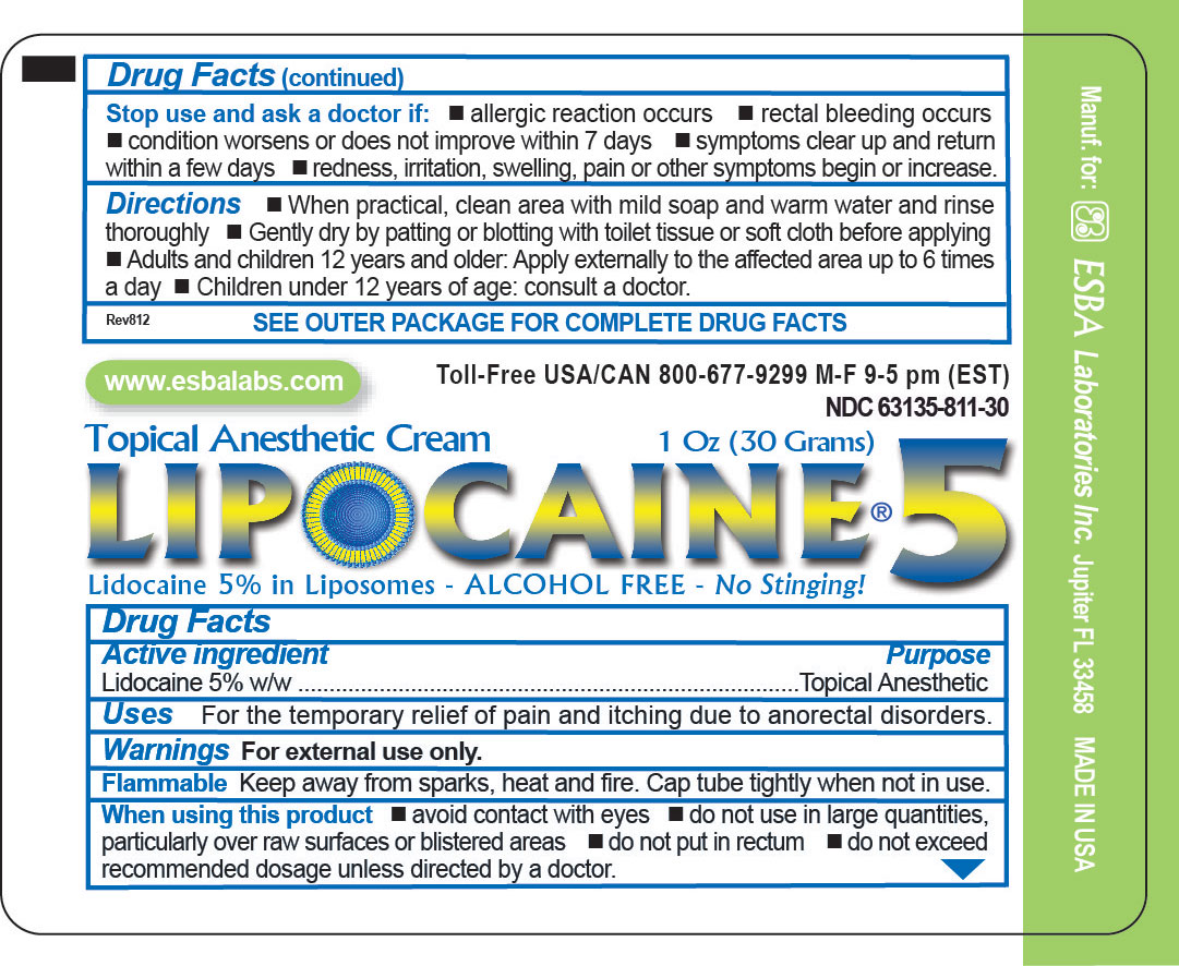 Label Lipocaine 5 - 30 g tube