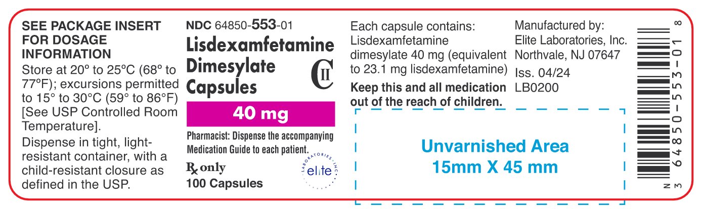 Lisdex Caps 40mg