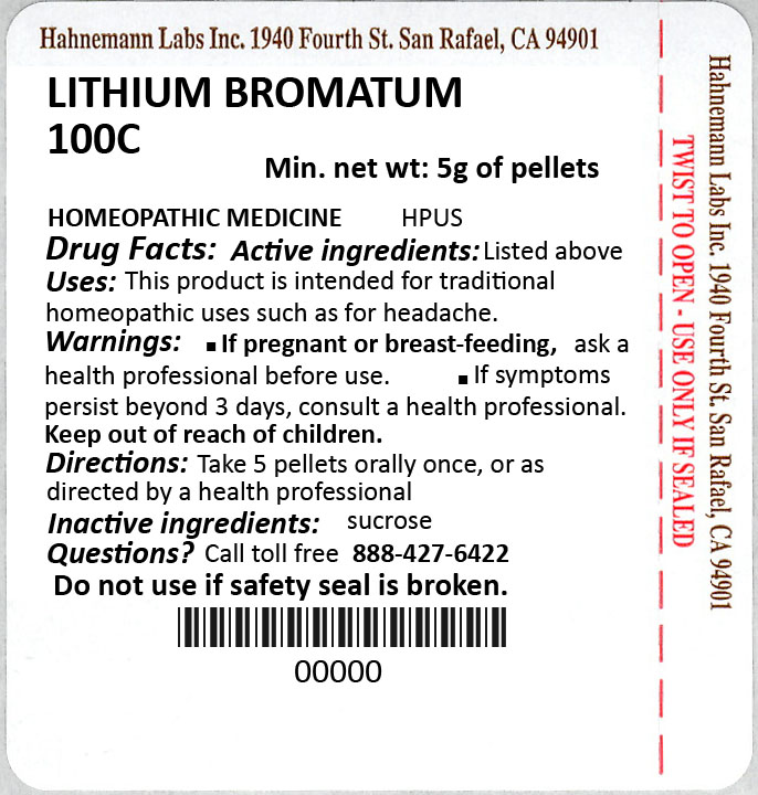 Lithium Bromatum 100C 5g