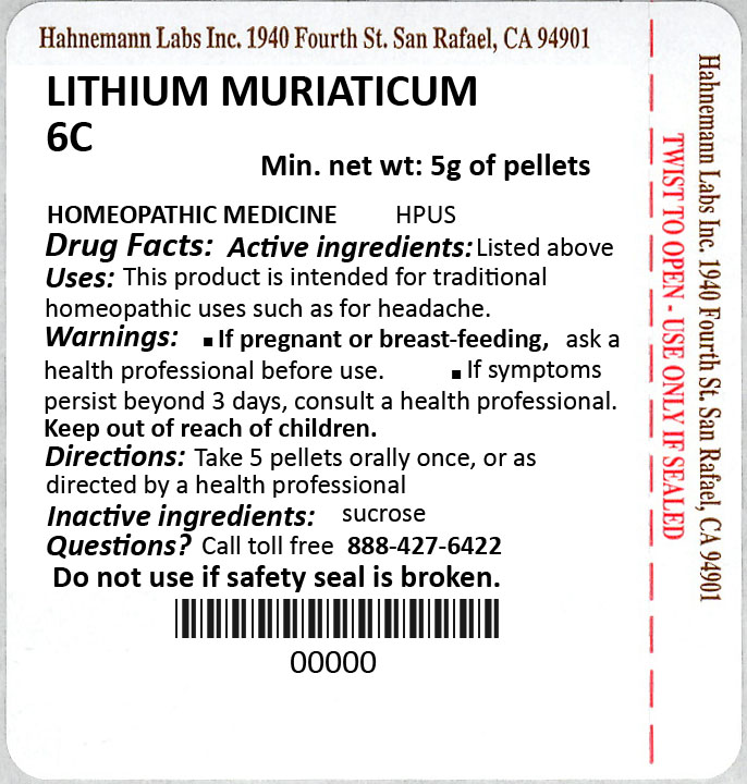 Lithium Muriaticum 6C 5g