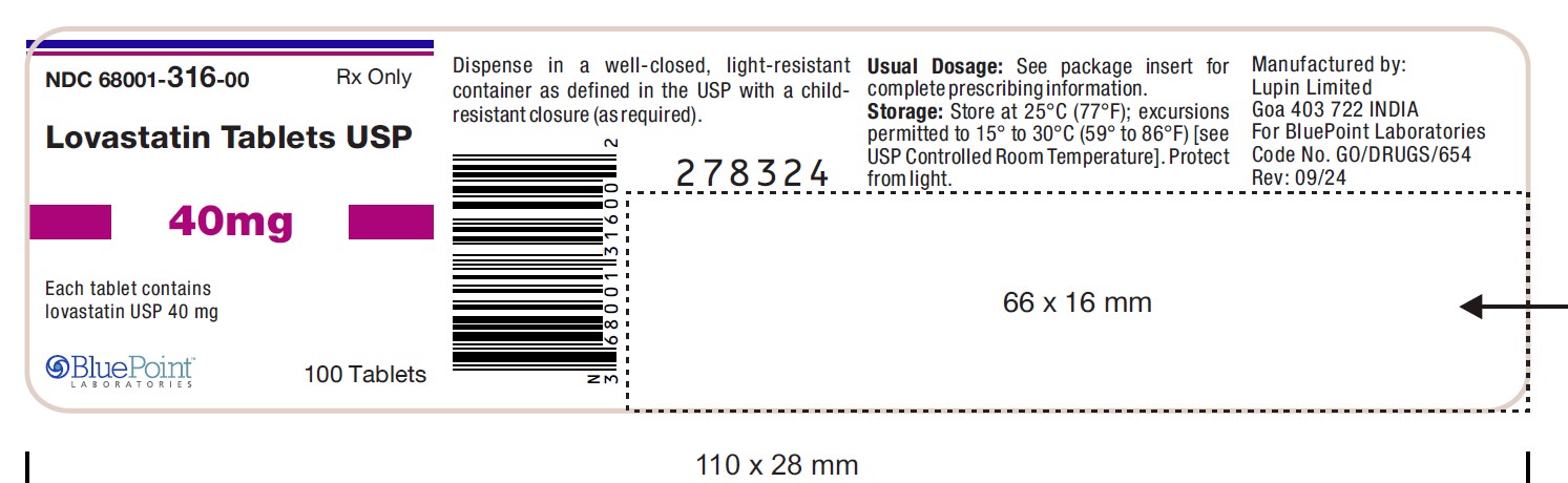 Lovastatin  40mg 100 ct rev 09-24