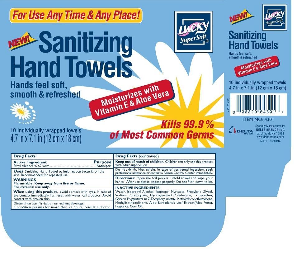 Lucky Sanitizing Hand Towels | Alcohol Cloth Breastfeeding