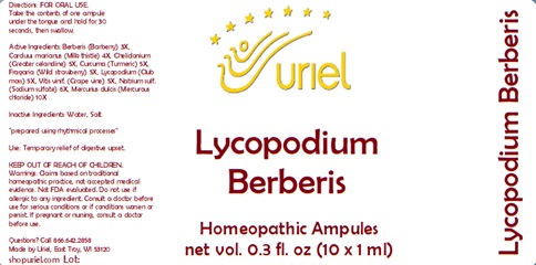 Lycopodium Berberis Ampule