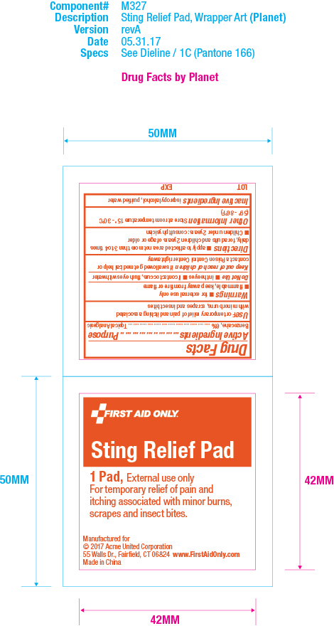 First Aid Only Sting Relief Pad | Benzocaine Patch while Breastfeeding