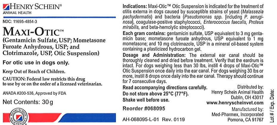 MAXI-OTIC 30g Bottle Label
