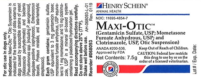 MAXI-OTIC 7.5g Bottle Label