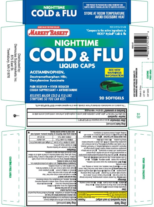 Nighttime Cold And Flu | Acetaminophen, Dextromethorphan Hydrobromide, Doxylamine Succinate Capsule while Breastfeeding