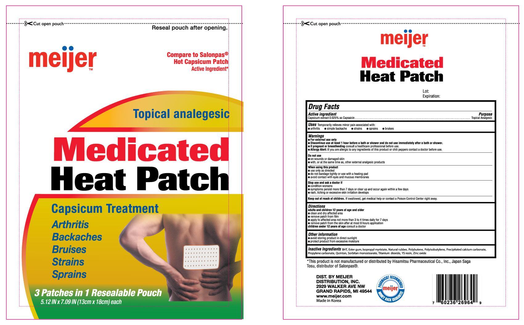 Meijer Medicated Heat | Capsaicin Patch Breastfeeding
