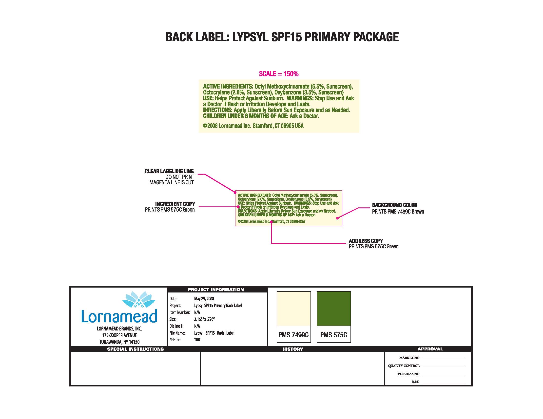 Cylinder label