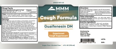 MMM Cough Formula DM