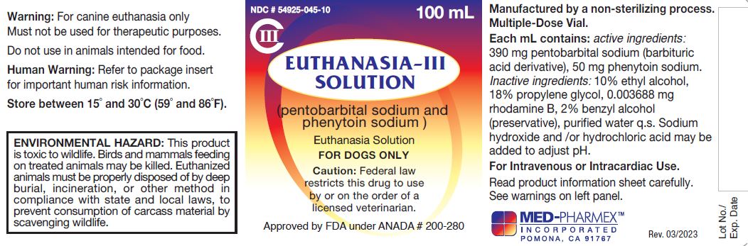 MPX Euthanasia Container Label