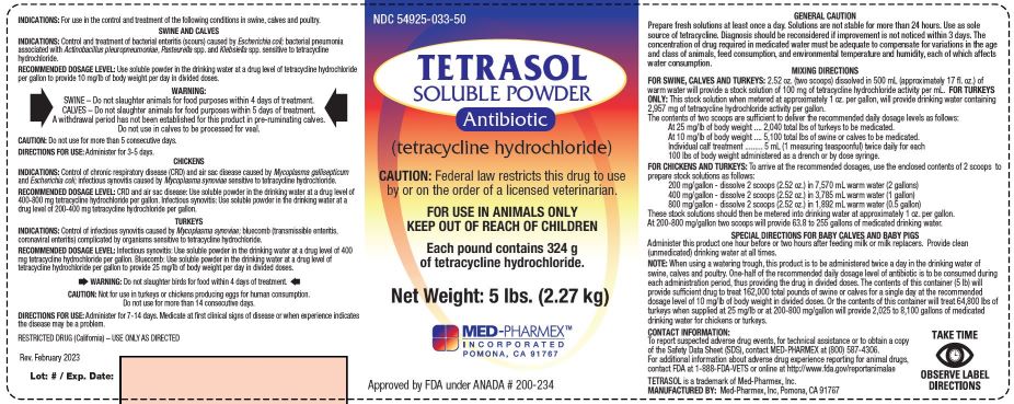 MPX Tetrasol - 5 lbs - Label
