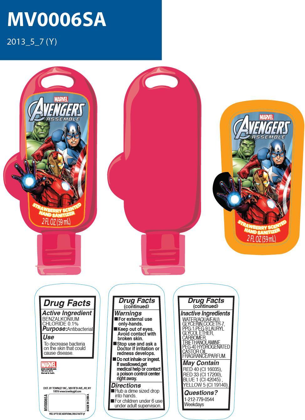 Berry Scented Hand Sanitizer Avengers | Benzalkonium Chloride Gel while Breastfeeding