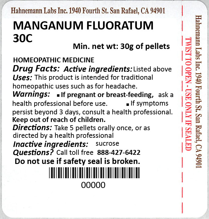 Manganum Fluoratum 30C 30g