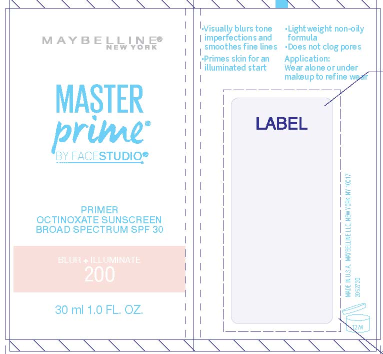 Maybelline New York Master Prime By Face Studio Primer Broad Spectrum Spf 30 Sunscreen Breastfeeding