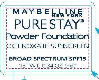 Maybelline New York Pure Stay Powder Foundation Broad Spectrum Spf 15 Sunscreen | Octinoxate Powder Breastfeeding