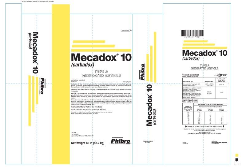 Mecadox 10 Label