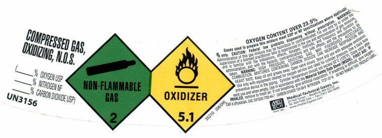 MedTech CompGas Oxid2 Label