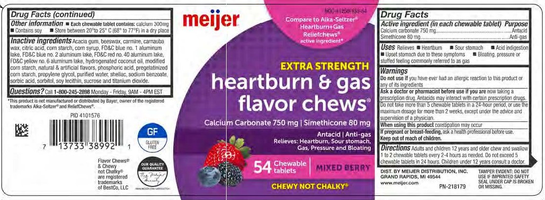 Meijer Mixed Berry Antacid HBG 54ct