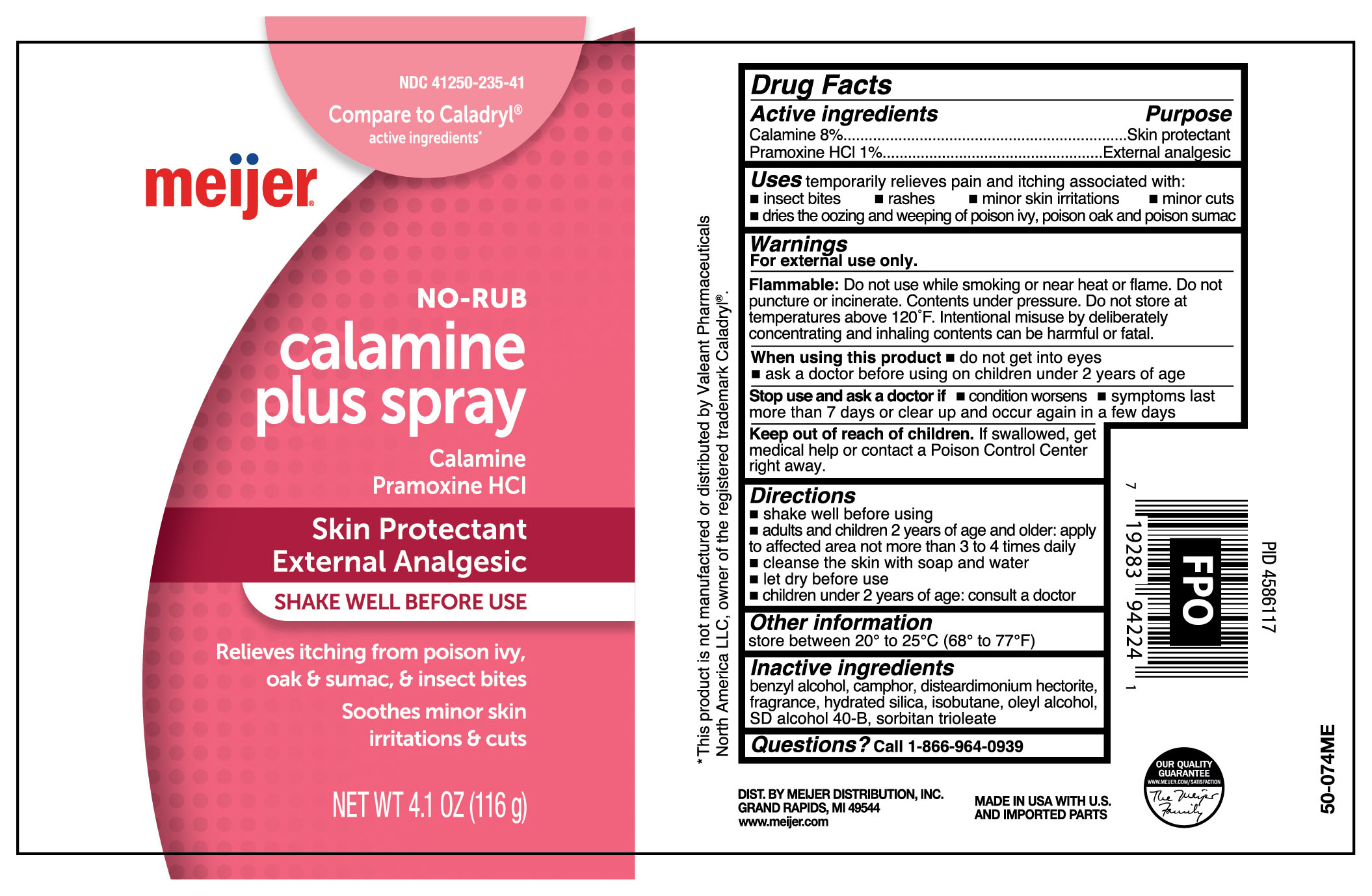 Calamine Plus Spray