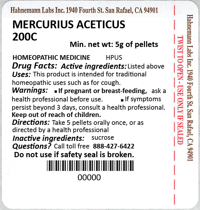 Mercurius Aceticus 200C 5g