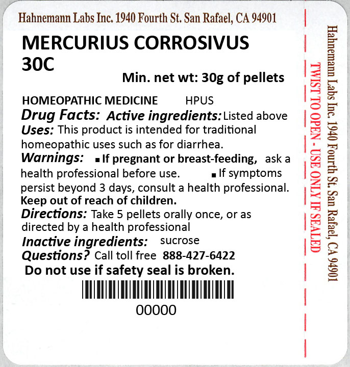 Mercurius Corrosivus 30C 30g