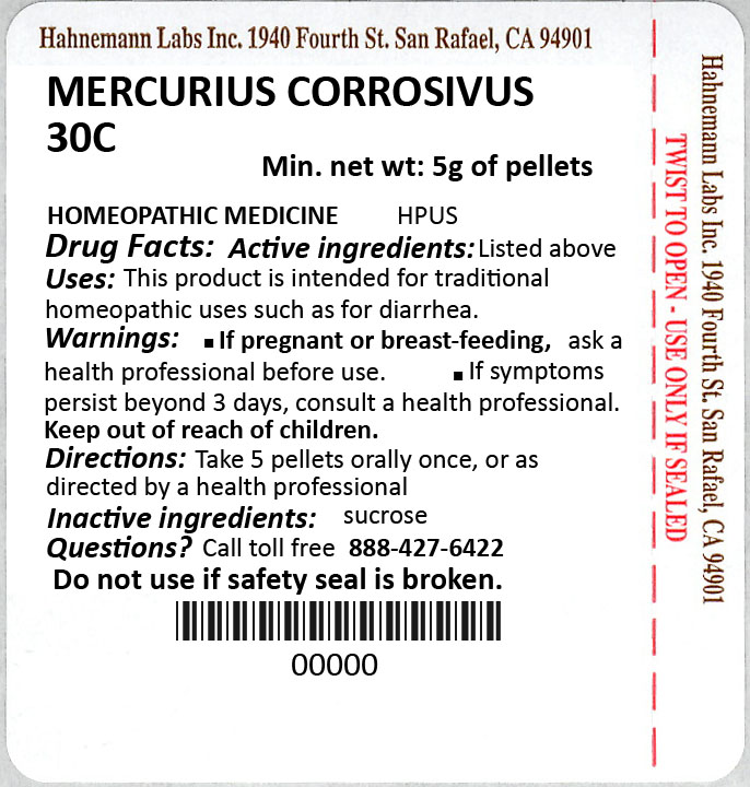 Mercurius Corrosivus 30C 5g