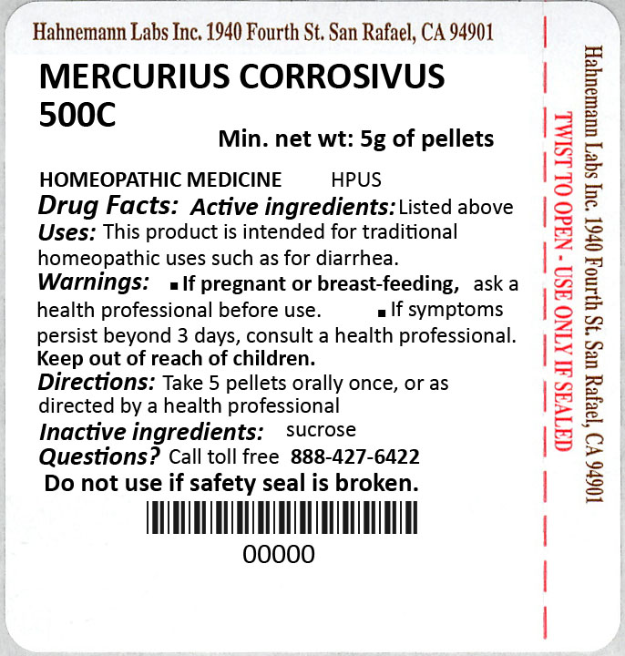 Mercurius Corrosivus 500C 5g