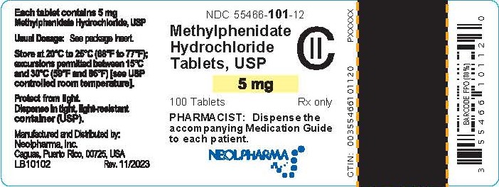 5 mg 100s label